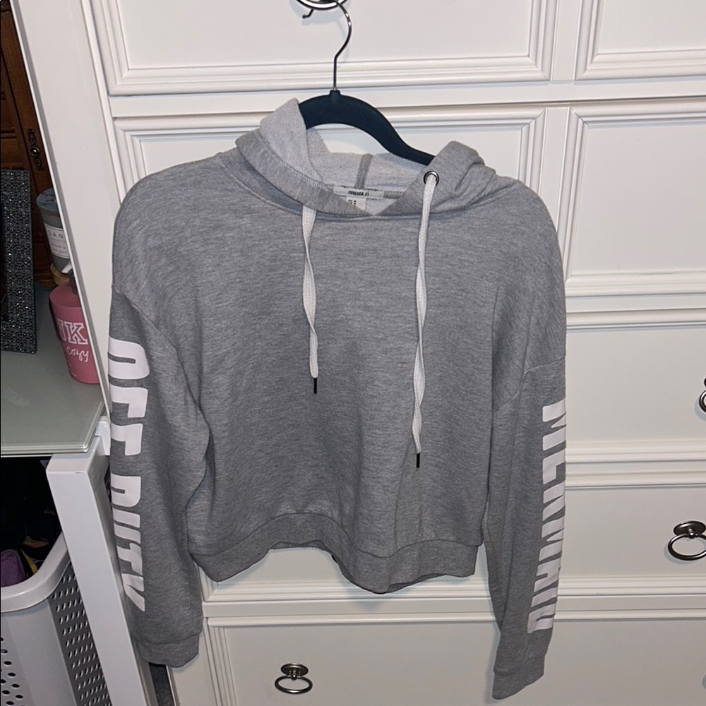 Gray Women's Hoodie Sweater